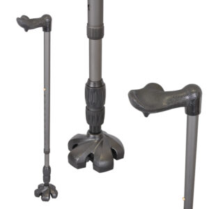 右手專用-不倒拐杖 | 人體工學手杖 |  萬向避震器腳墊 | 磨砂霧高級灰【1021.201.GRN】 不倒拐杖 | 人體工學手杖 | 萬向避震器腳墊