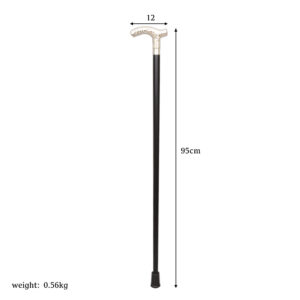 鍍純銀Fritz大花木紳士手杖|實木拐杖|個性化手杖|台灣製造【1023.003.S】 Fritz大花木紳士手杖咖啡色