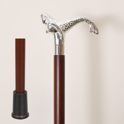 鍍銀美人魚權杖手杖象徵美麗與智慧|造型拐杖手杖|Cosplay道具【1023.012.S】 鍍銀美人魚權杖手杖,造型拐杖手杖,Cosplay道具