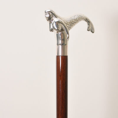 鍍銀美人魚權杖手杖,造型拐杖手杖,Cosplay道具