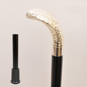 銀色眼鏡蛇權杖|典藏權杖系列【1023.015.S】 銀色眼鏡蛇權杖亮黑