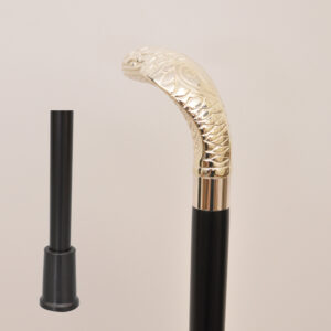 銀色眼鏡蛇權杖|典藏權杖系列【1023.015.S】 銀色眼鏡蛇權杖霧黑