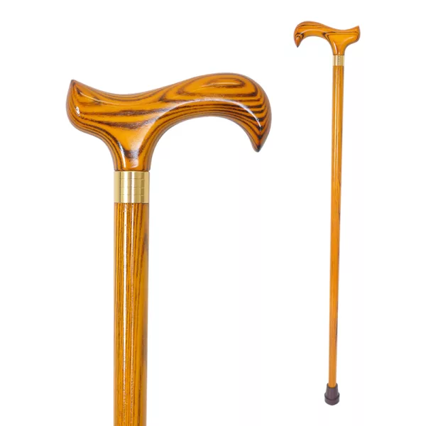 天然實木拐杖/原木手杖/外銷歐美 台灣製造 / 讓長輩時時刻刻都能有安全感