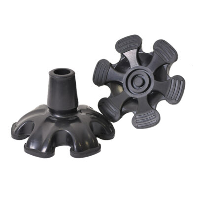 六爪防滑腳墊|止滑橡膠腳套|拐杖腳墊|手杖腳套|老人手杖拐杖站立腳墊【1061.316】 六爪防滑腳墊