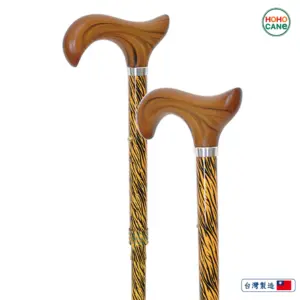 個性化手杖-動物花紋拐杖 虎虎生風老虎花紋拐杖