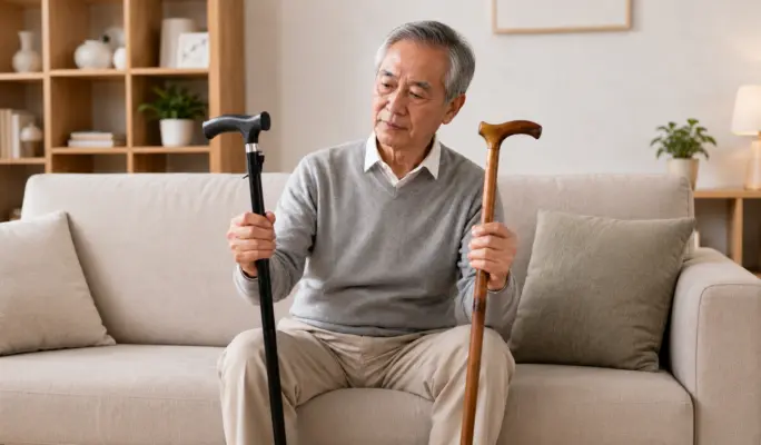 比較不同手杖，了解如何選擇適合的拐杖