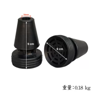 6cm大圓形單點橡膠腳墊老人拐杖頭底座【1061.311】 老人拐杖頭底座