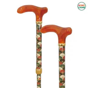 雅典娜精品時尚折疊手杖/杖身顏色採用日本布料包覆/顏色鮮豔不易褪色/台灣製造 雅典娜精品時尚折疊手杖