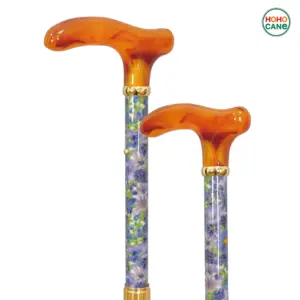 雅典娜精品時尚折疊手杖/杖身顏色採用日本布料包覆/顏色鮮豔不易褪色/台灣製造 雅典娜精品時尚折疊手杖